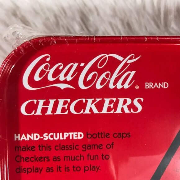 Vintage Coca-Cola Collector's Edition Checkers in Raised Logo Square Tin - Picture 4 of 12